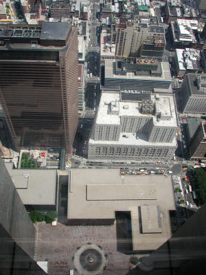 WTC Building #7 (upper left) and Plaza