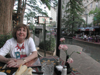 Kathie at Dinner