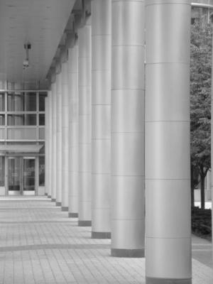 pillars at the clinic