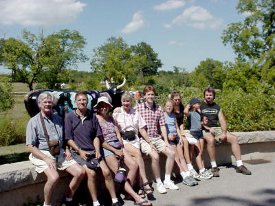 Waltz siblings reunion, August 2001