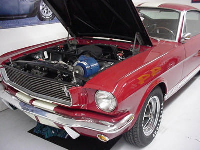 Red Shelby Cobra GT 350, Dave Loebenberg collection