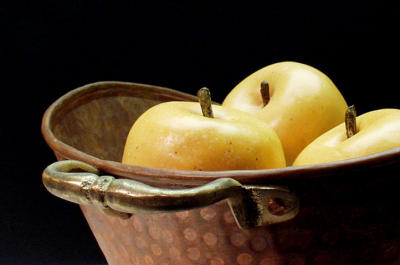 Apples in a Copper Bowl