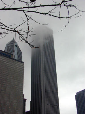 Aon building, Chicago skyline