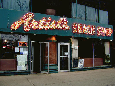 Artist's Snack Shop, a subsidiary of the Snappy Snack Shack chain