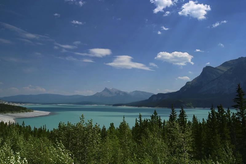 Lake Abraham, Nordegg, Alberta, Canada