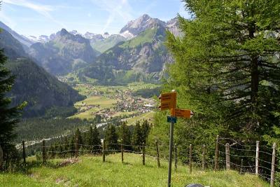 Sicht nach Kandersteg