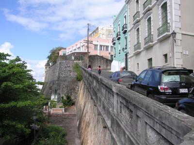 Steep Streets of Old San Juan