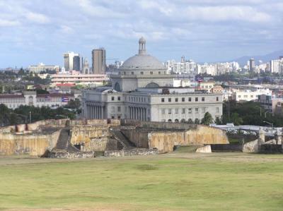 View of Capitol Building from San Cristobal Fort