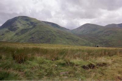 Across to the Arddu Valley - our route up