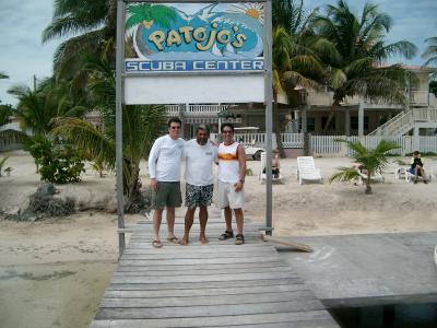 Us with Patojo (aka Elmer) our new friend!!