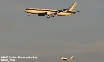 UPS B767 and Frontier Airlines A319 aviation stock photo #7961