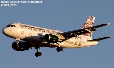 Frontier Airlines A319-111 N922FR aviation stock photo #7963