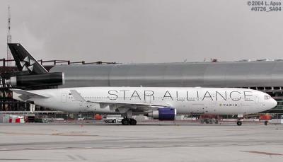 Varig MD-11 PP-VTH Star Alliance scheme aviation stock photo #0726