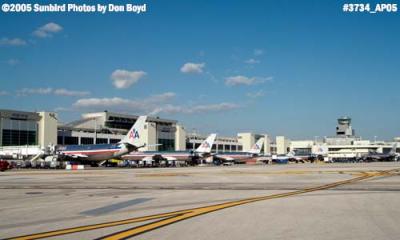 2005 - The new extended Concourse D at Miami International Airport airport construction stock photo #3734