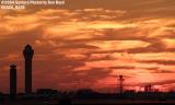 MIA new ATC tower sunset stock photo #8476