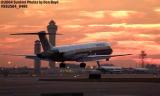 American Airlines MD-83 N76201 sunset aviation stock photo #8480