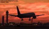 US Airways B757-200 sunset aviation stock photo #8490