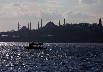 Sultahahmet from across the Bosphorus