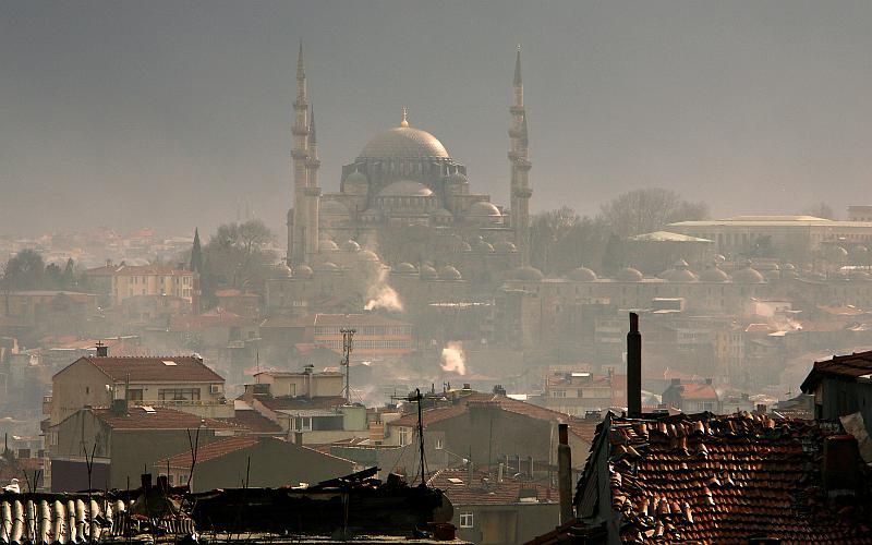 View towards the Suleymaniye Mosque