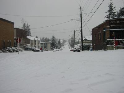 Seattle frozen over