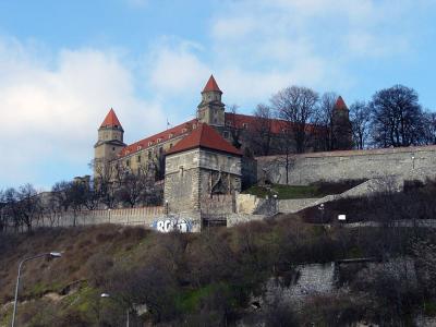 Castle and graffiti