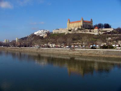 Danube river and castle