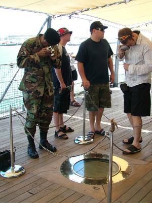 USS Missouri at Pearl Harbor