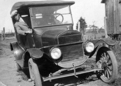 Theodore X. Kimes & new 1923 Model T.jpg