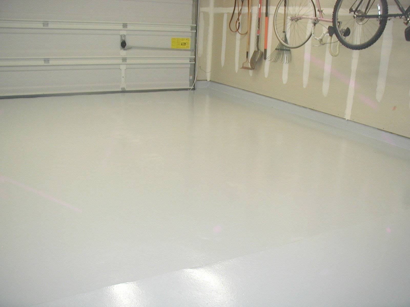 garage floor sealed