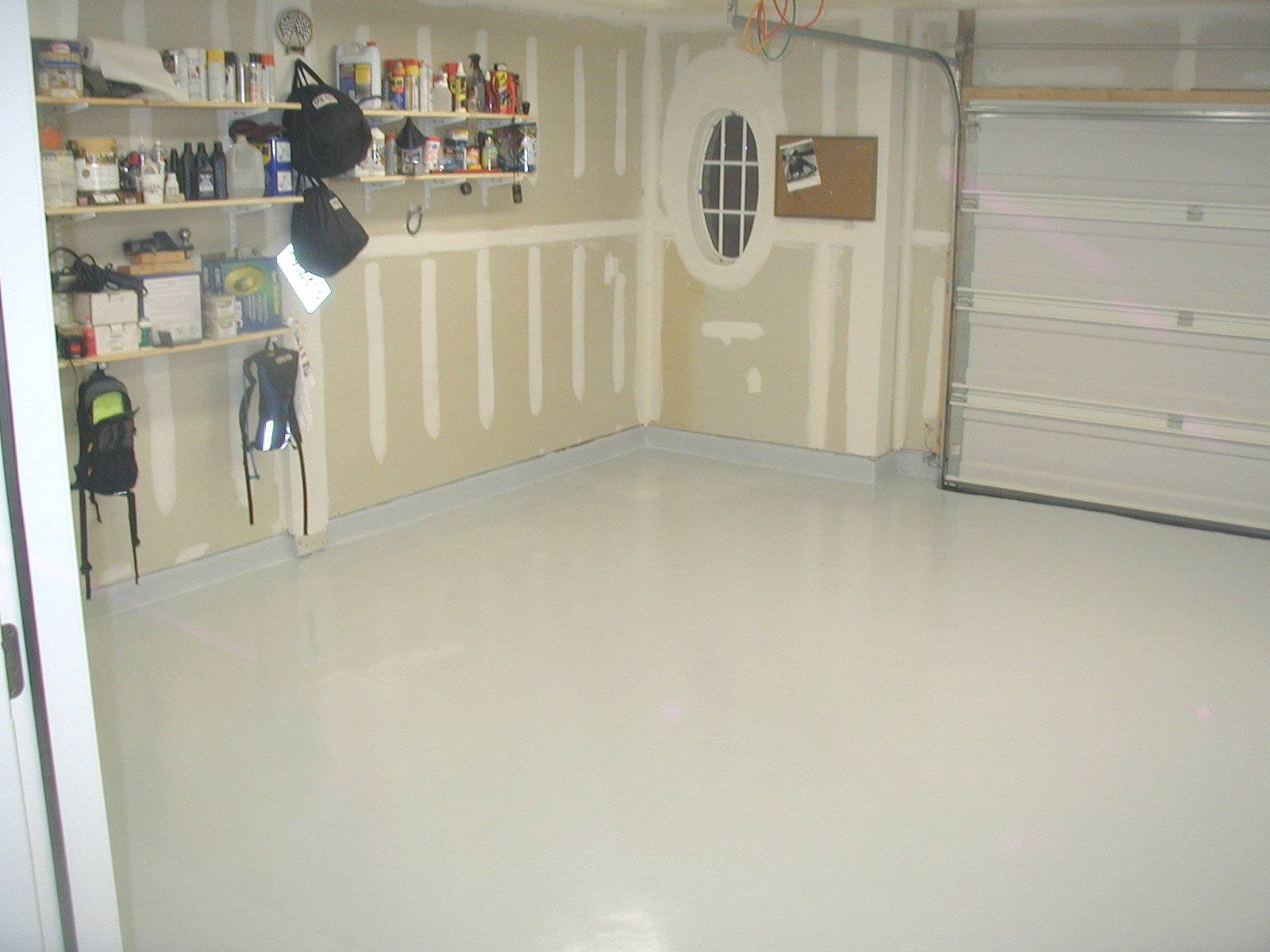 garage from weight room