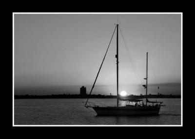 Sailboat in Sunset