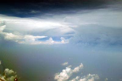 Thunderstorms over Guangzhou and Hong Kong