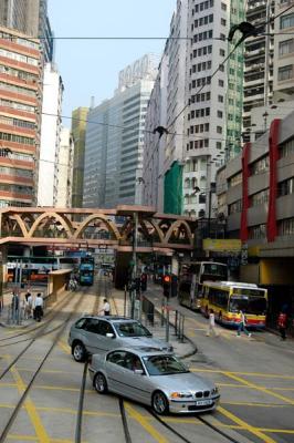 View from the tram, Hennesy Road, Hong Kong
