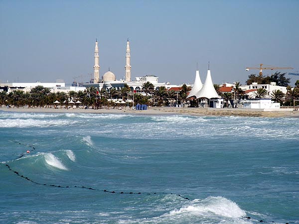 Jumeirah Beach and Mosque