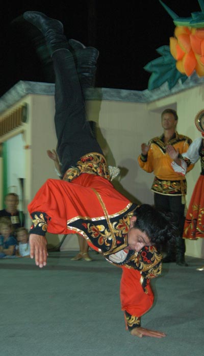 Russian folk dancers