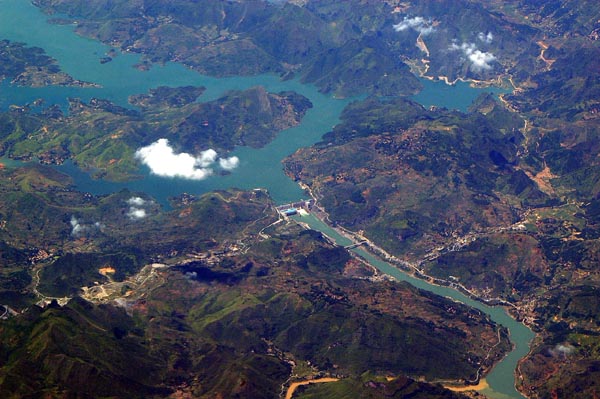 Hydro Power Station at Baima, Hongshui River, Guangxi, China