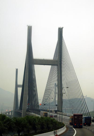 New bridge from Lantau Island