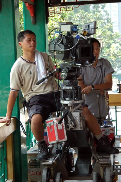 Camera crew, Wong Tai Sin Temple