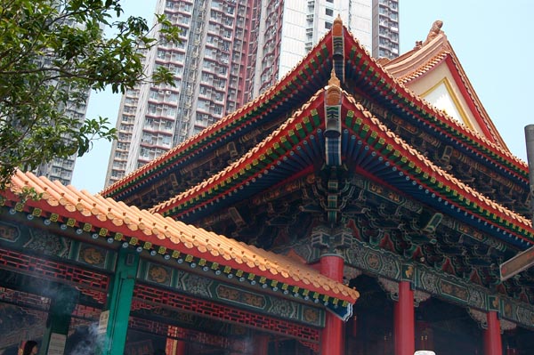 Temple roof, Wong Tai Sin Temple