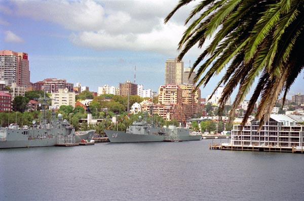 Garden Island, Australian navy pier, Sydney