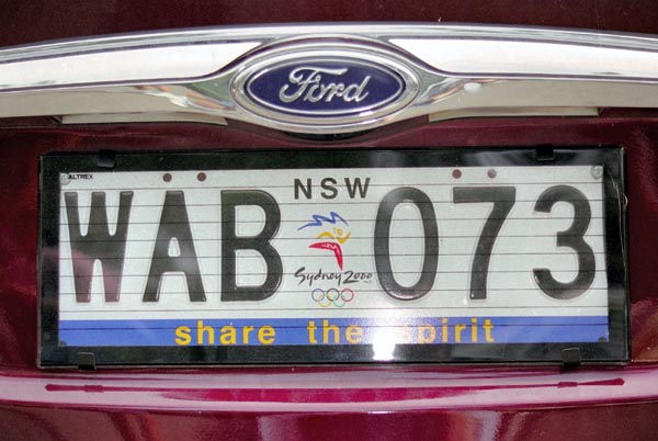 Sydney 2000 Olympics plate