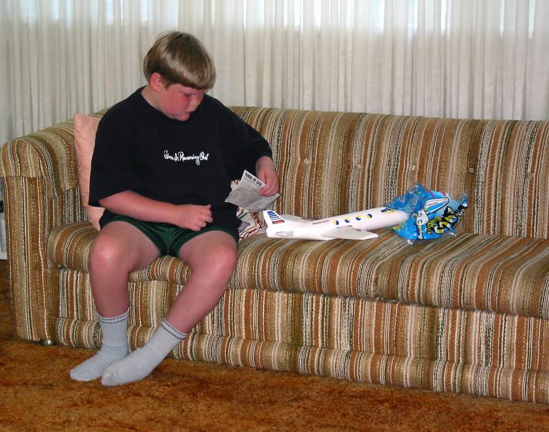 Mick with New Glider 7-15-03