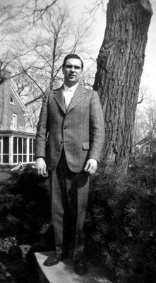 Bob at Parents' Home in 1946