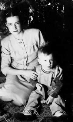 Marialice Grupp, Dick's Wife, and Their Son, Michael