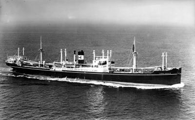 Sailed to USA on Freighter EMMA BAKKE in August, 1954. On her next voyage she blew up and sank! Photo Contributed.