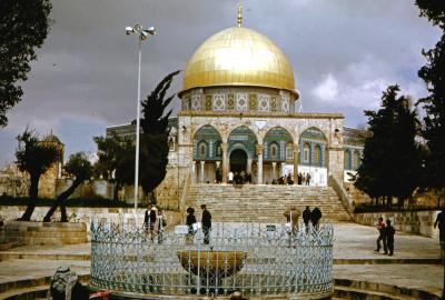 Dome of the Rock Mosque on Mt Moriah