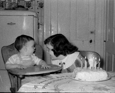 Paul and Elizabeth on her 7th Birthday