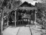 into a shed
