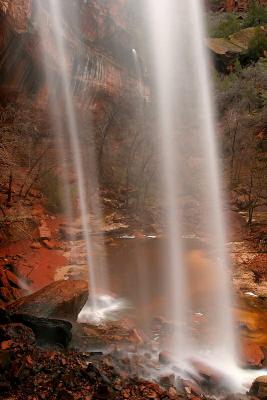 Falls, Zion Canyon