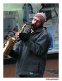 street sax player